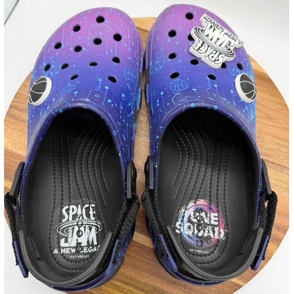 Crocs Space Jam A‎ New Legacy All-Terrain Clogs Purple Blue Mens 8 Womens 10